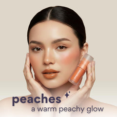 Close-up texture of Dearcloud blush reveals dewy, hydrating formula.