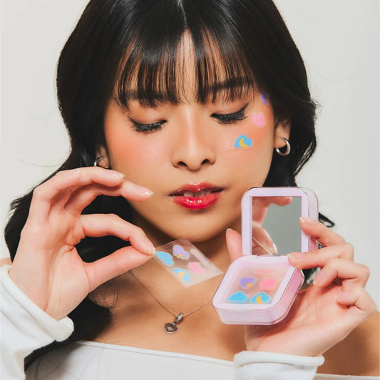 Dearcloud heart-shaped patch blends with skin for subtle blemish care