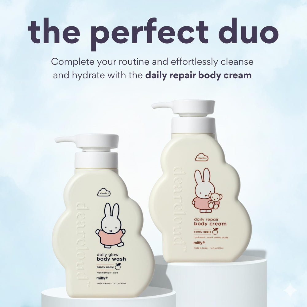 Dearcloud Korean cruelty-free formula bottle suitable for everyday use by all genders.