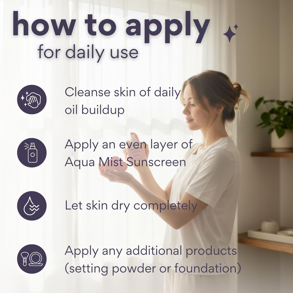 Dearcloud Lightweight finish spray blends invisibly with skin for daily wear