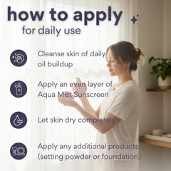 Dearcloud Lightweight finish spray blends invisibly with skin for daily wear
