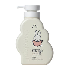 Dearcloud Miffy Daily Glow Body Wash bottle with playful packaging for daily cleansing.