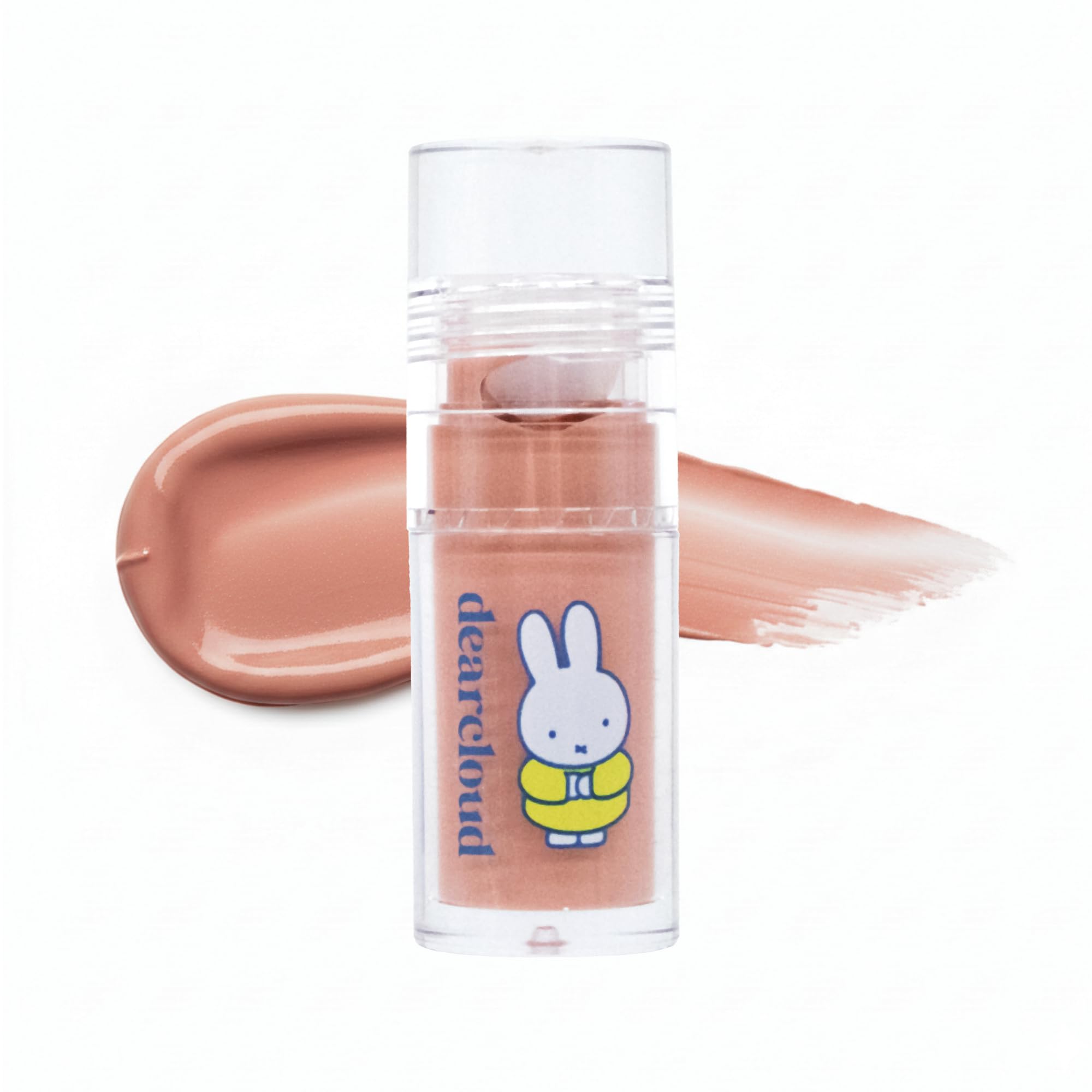 Dearcloud Miffy Gentle Crush Serum Blush bottle close-up showing premium packaging and glow