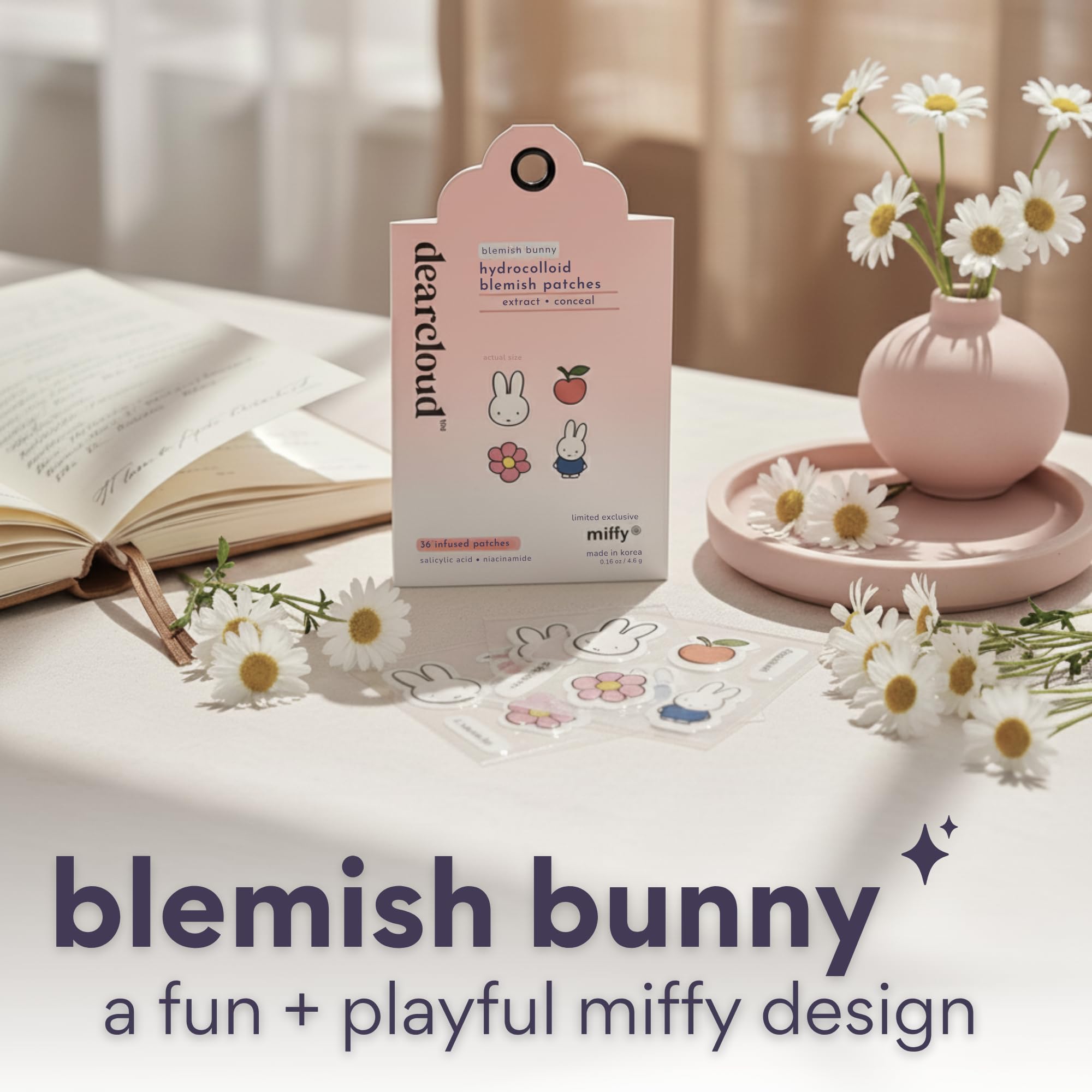 Dearcloud Miffy patches full Miffy design on a patch assortment