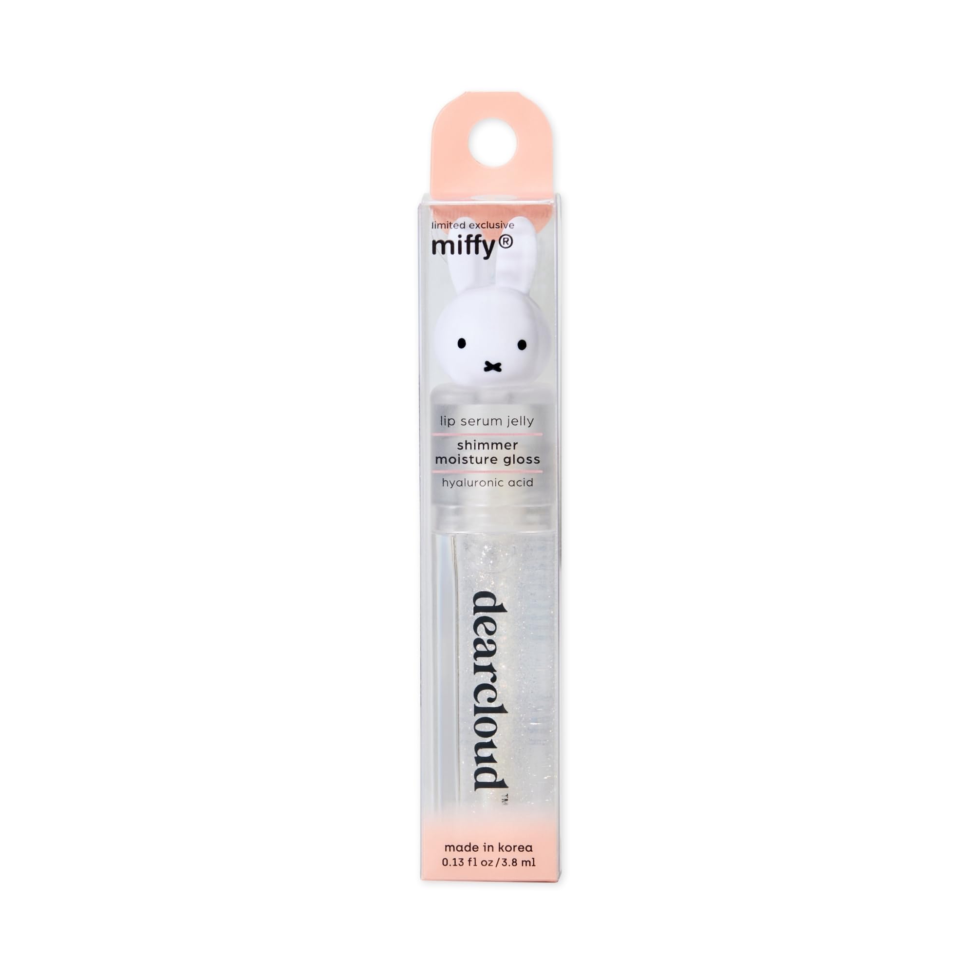 Dearcloud Miffy Lip Serum Jelly clear skies shade adds everyday glow.