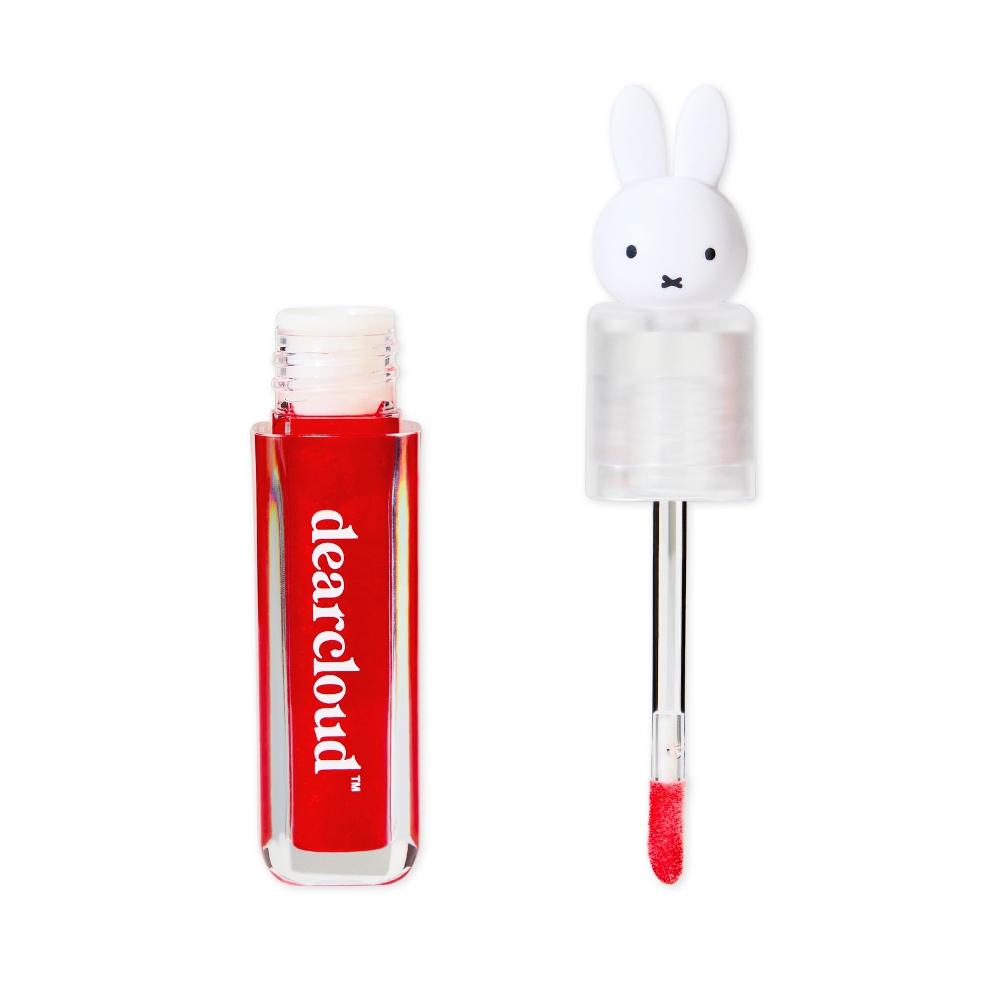 Dearcloud Miffy Lip Serum Jelly pink tint swatch.