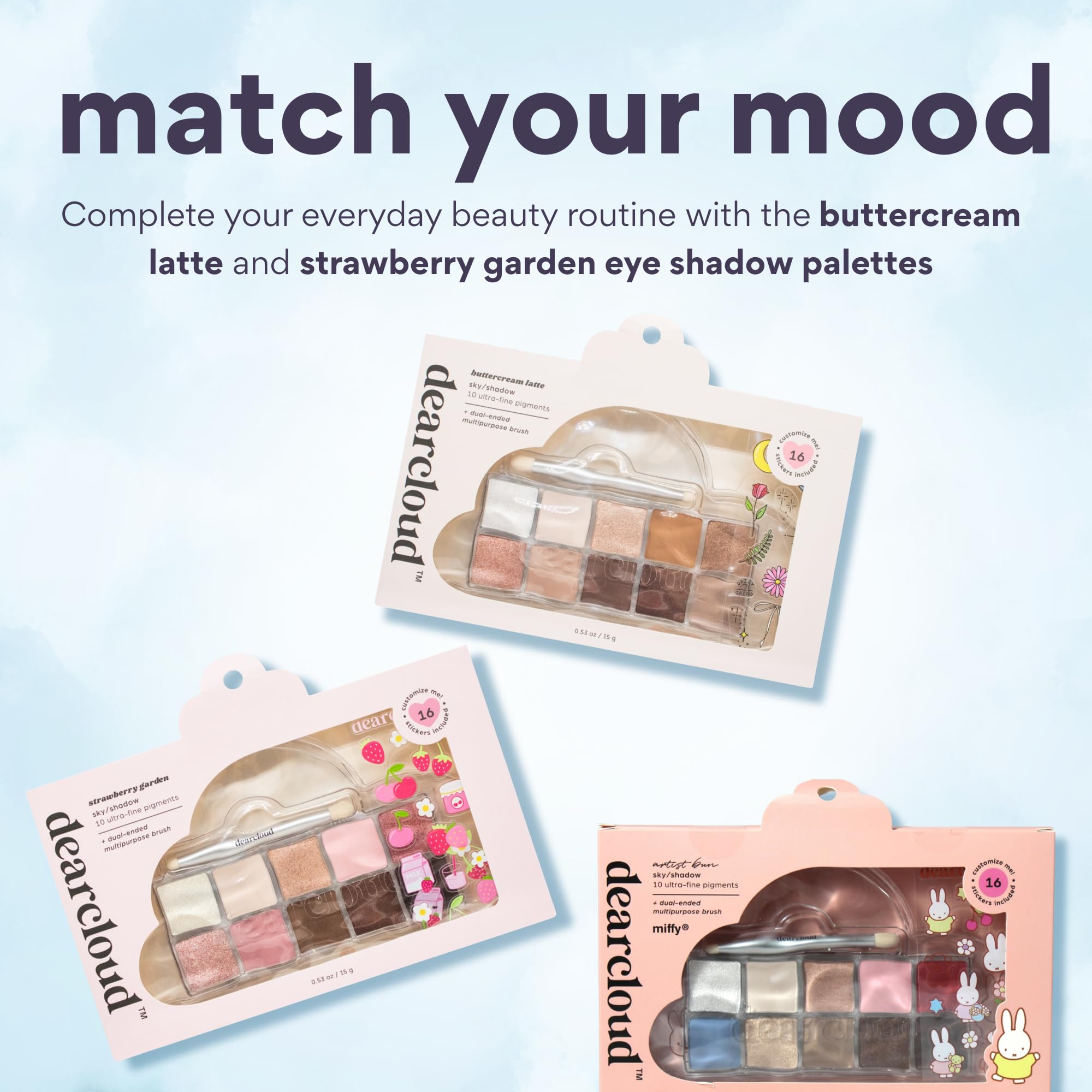 Dearcloud Miffy Sky Shadow gift-ready box makes a thoughtful beauty gift.