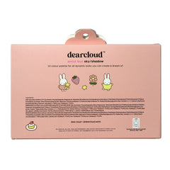 Dearcloud Miffy Sky Shadow close-up reveals matte and shimmer pigments for seamless blending.