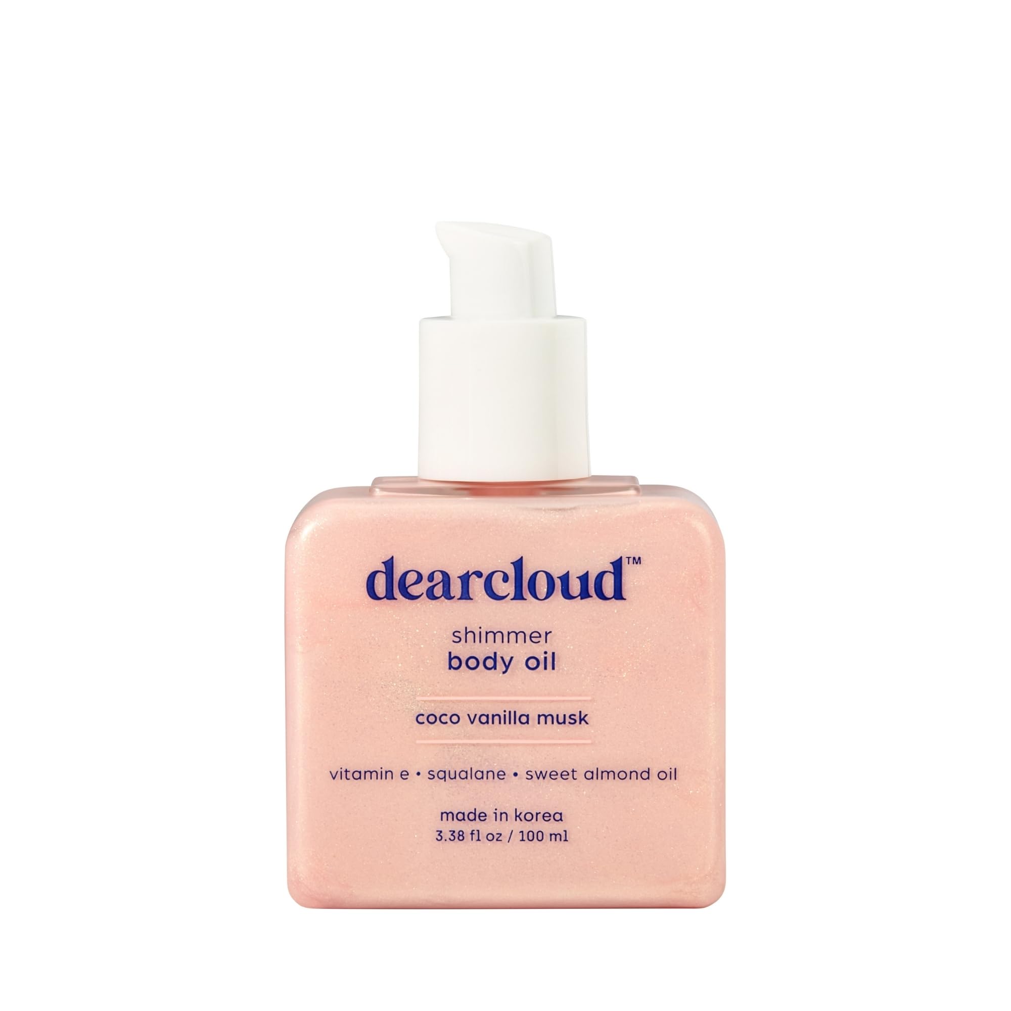 Dearcloud Shimmer Body Oil unboxing offers a premium skin ritual.