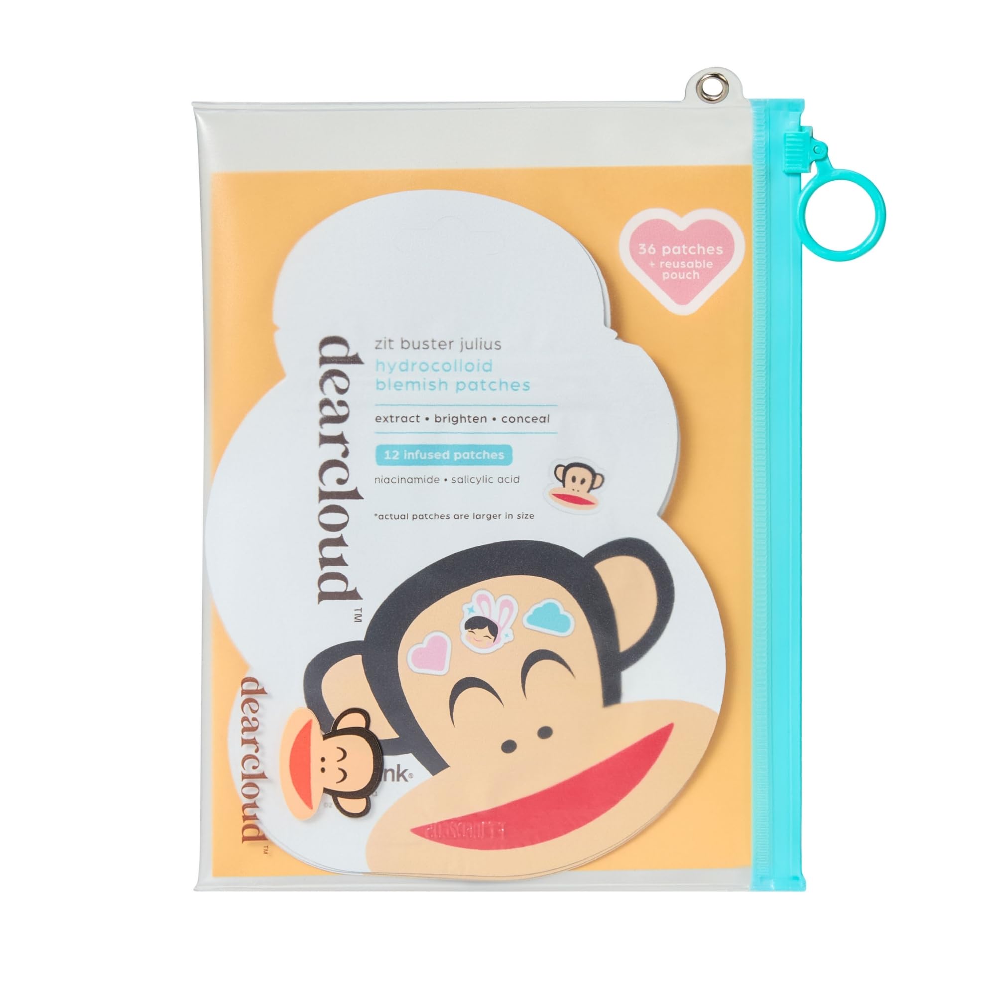 Dearcloud patches with tea tree and salicylic acid calm and clarify skin.