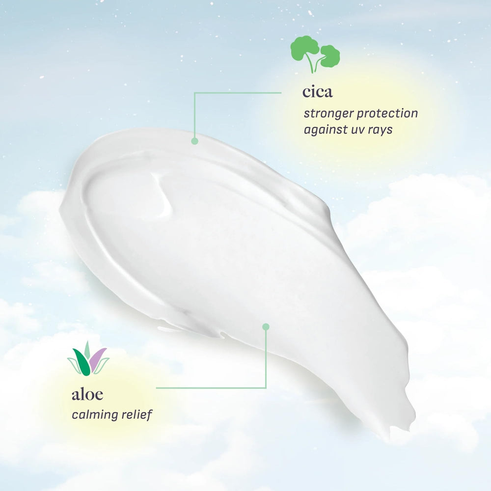 Texture of Dearcloud sunscreen demonstrating primer-like hydration on the skin