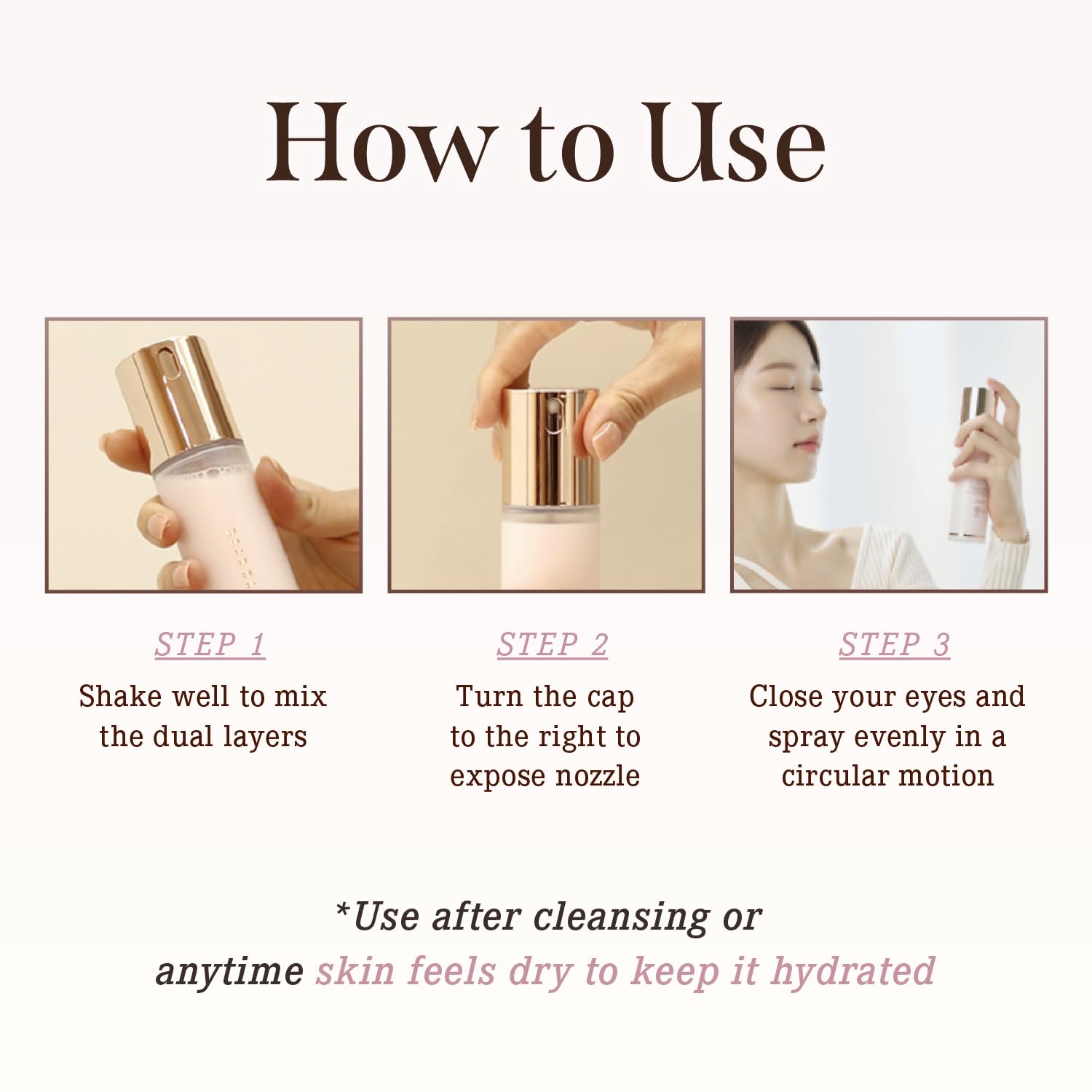 100 ml bottle size ideal for daily use and travel.