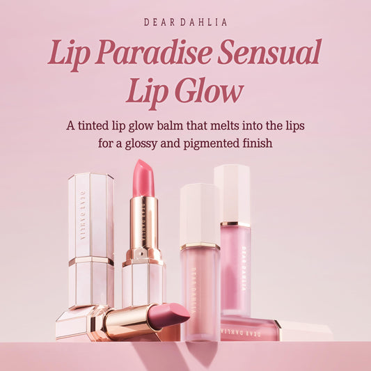 Dear Dahlia Lip Paradise applicator glide for easy, precise application and sheer tint.