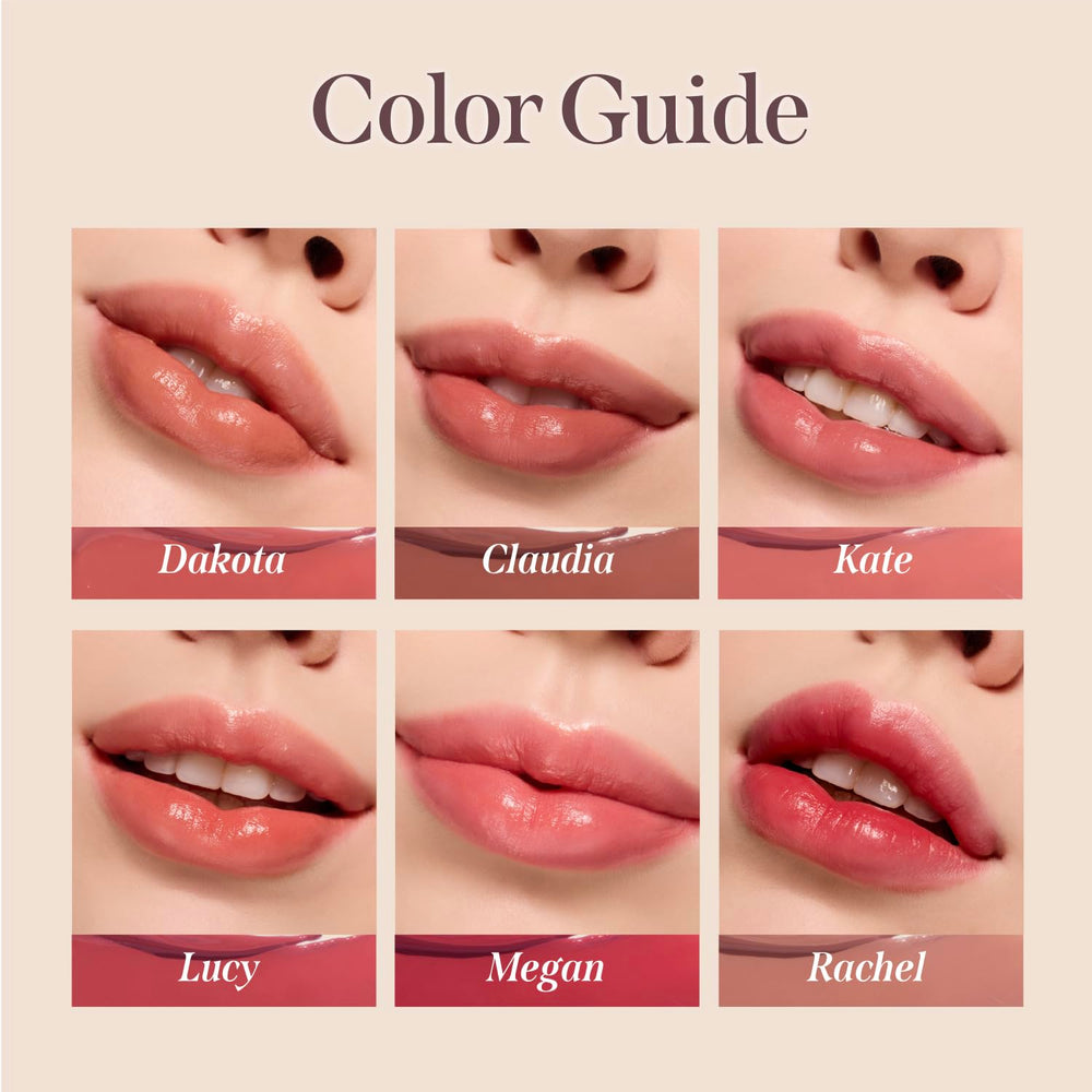 DEARDAHLIA Lip Paradise arm swatch showing buildable color