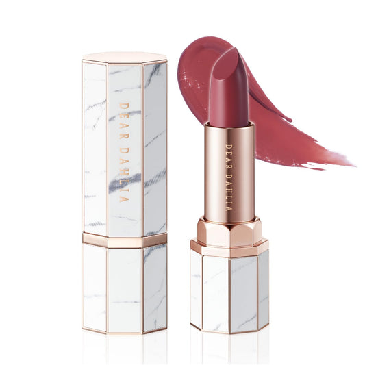 DEARDAHLIA Lip Paradise Megan bottle shows a dewy finish for daily hydration.