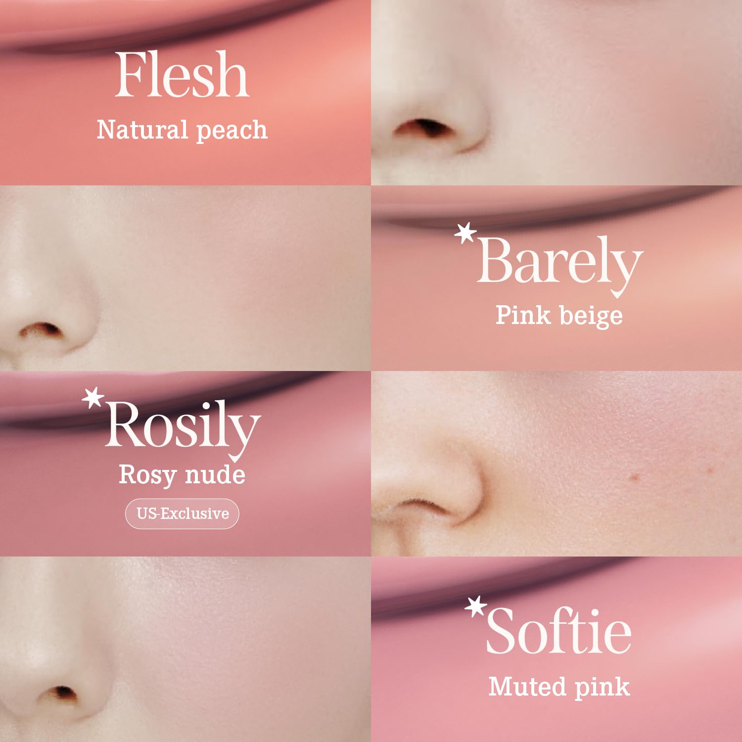 Close-up of DEAR DAHLIA Petal Drop texture blending without streaks.