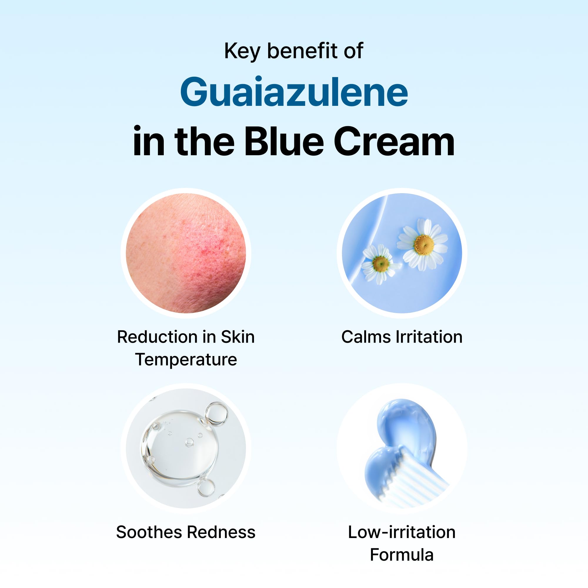 DearKlairs calming cream showcases lightweight, fast-absorbing texture