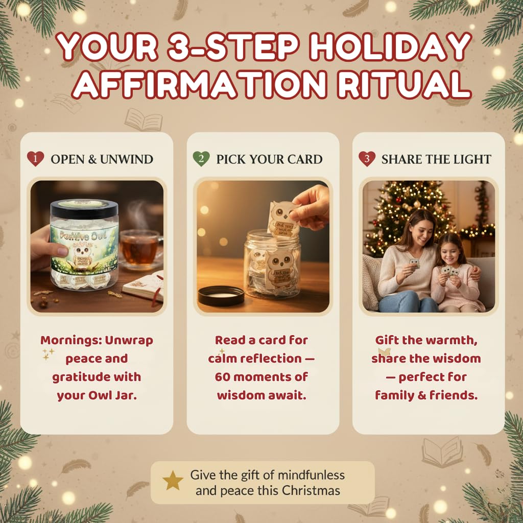 DEARMINE Daily positivity draw supports a mindful morning routine.