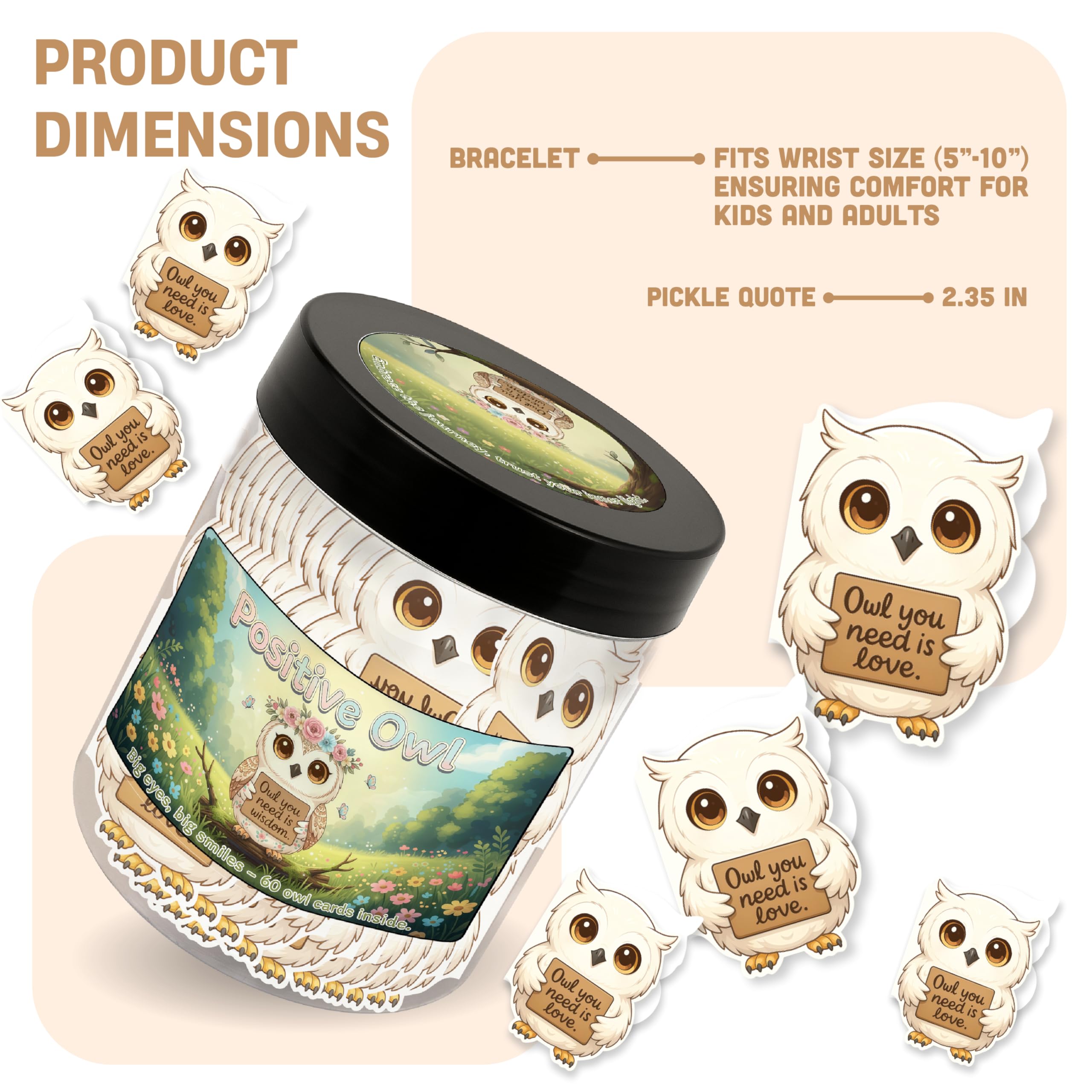 DEARMINE Gift-ready owl gifts for women and friends.