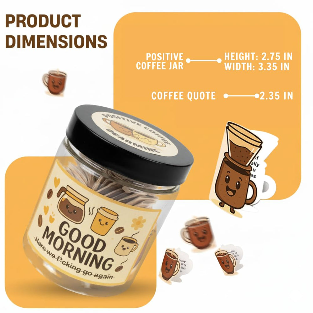 DEARMINE reusable jar ensures ongoing access to daily affirmations