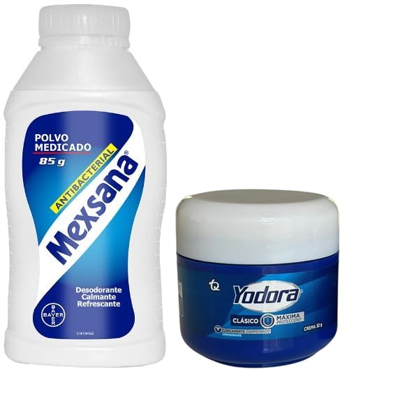 DECA EXPERTS Mexsana powder 85 g packaging for fresh, dry skin throughout the day.