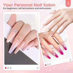 Deciniee glitter powder colors spread out for vibrant nail art possibilities.