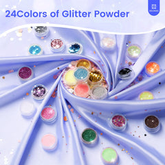 Deciniee acrylic powder set in three colors for versatile designs