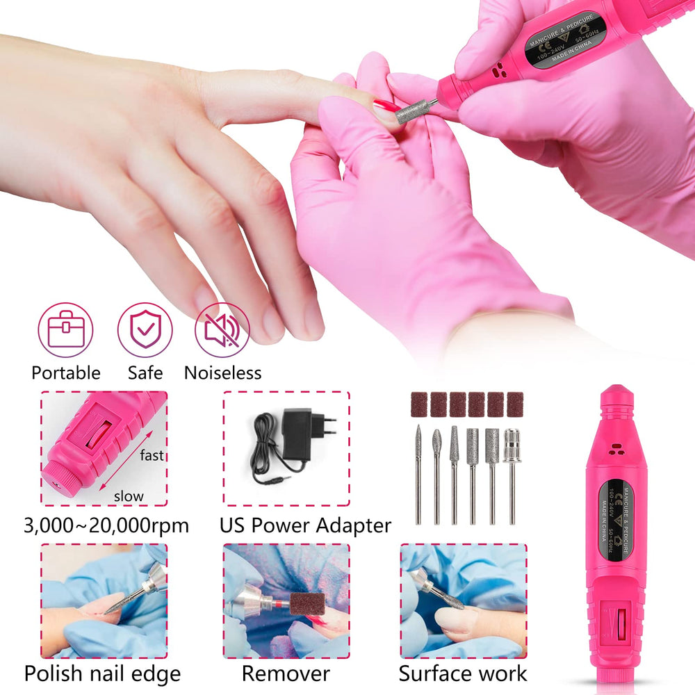 Deciniee UV LED nail lamp enables quick curing for salon-quality finishes.