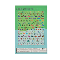 Deco Beauty Critters nail stickers with cute designs for quick at-home manicures