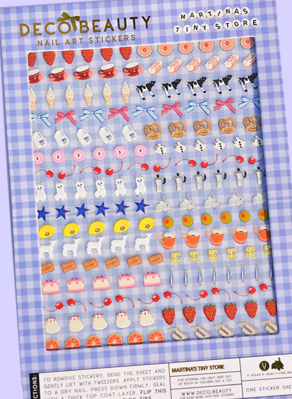 Deco Beauty MARTINA'S Tiny Store X cute patterns for salon-like nails at home