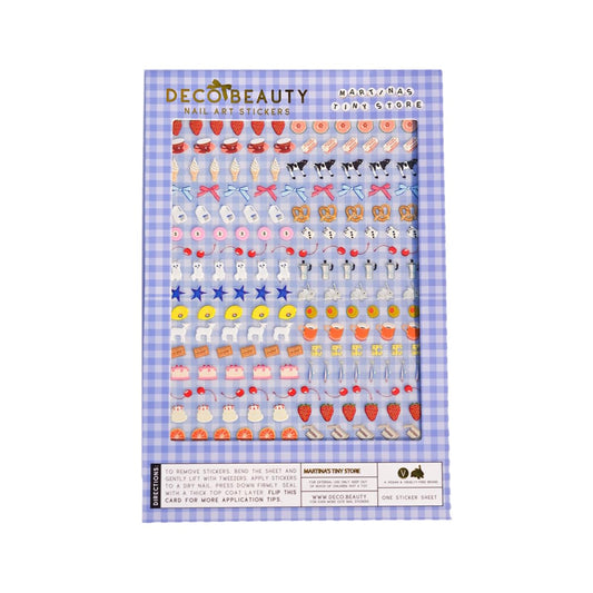Deco Beauty MARTINA'S Tiny Store X ultra-thin stickers for quick at-home manicure