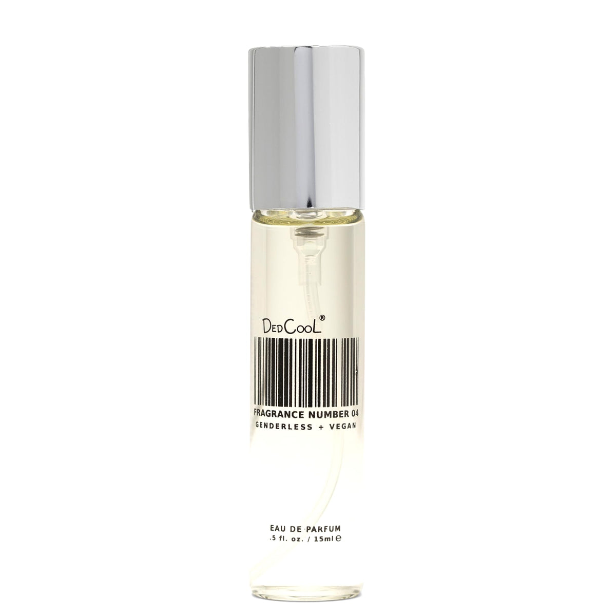DedCool Eau de Parfum bottle front view; everyday unisex elegance.