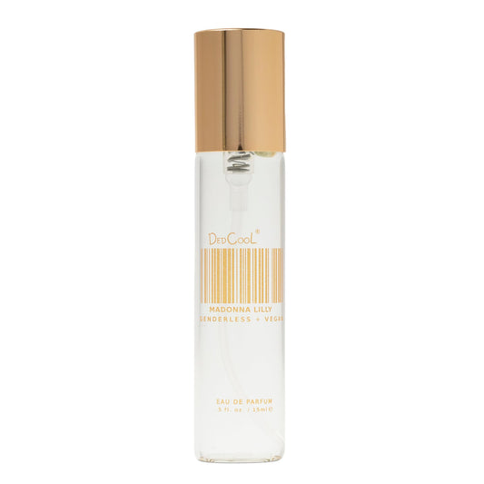 DedCool Madonna Lilly bottle front exudes premium fragrance for daily confidence.