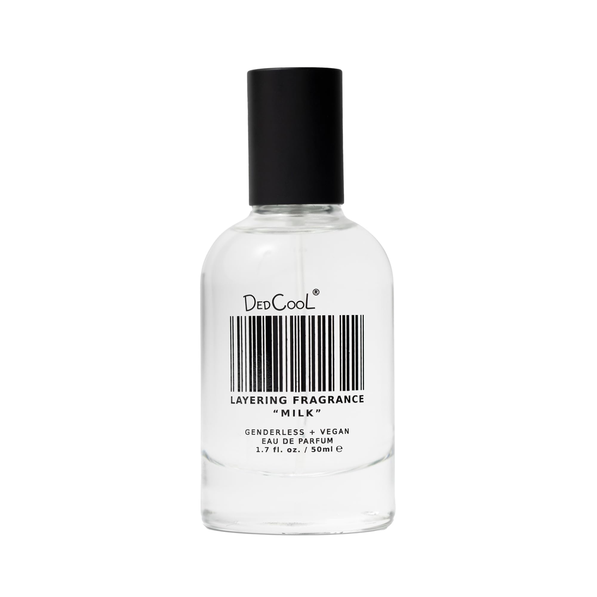 DedCool Milk Eau de Parfum bottle on display for a sophisticated moment