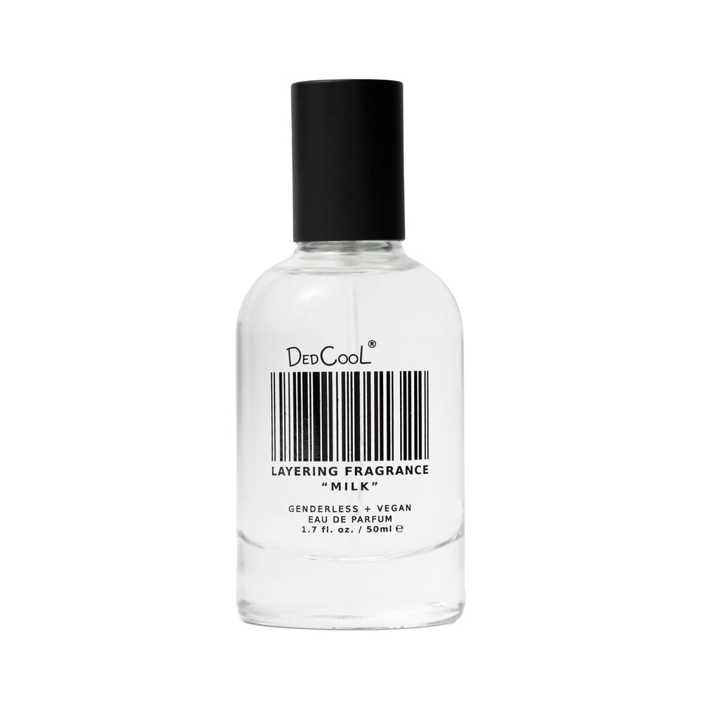 DedCool Milk Eau de Parfum bottle on display for a sophisticated moment