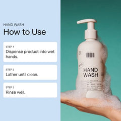 DedCool Taunt Hand Wash foamy lather showing soft, moisturized hands.