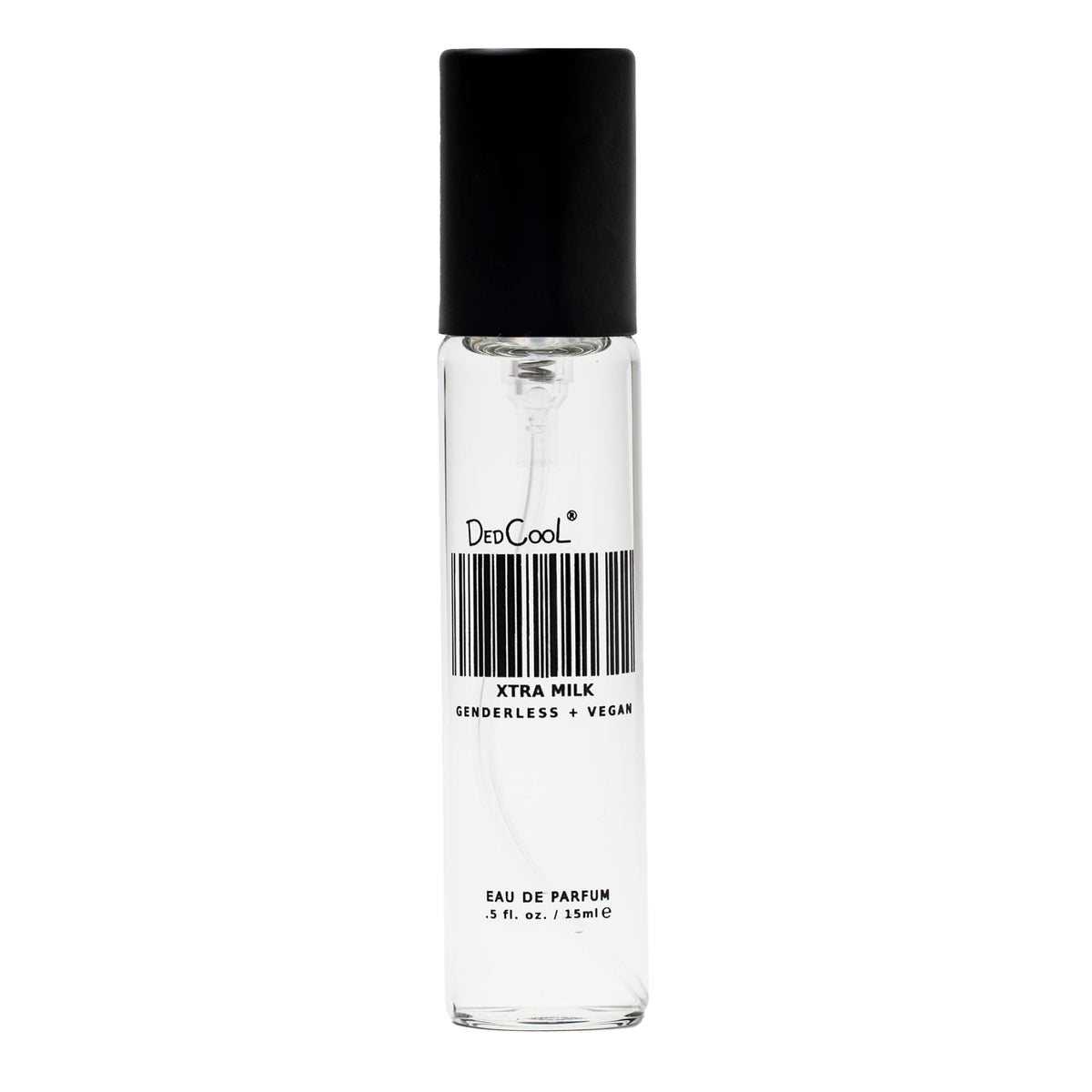 DedCool Xtra Milk bottle pour shows a long lasting luxury fragrance