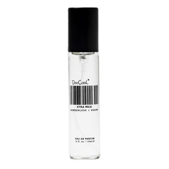 DedCool Xtra Milk bottle pour shows a long lasting luxury fragrance