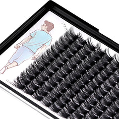 Dedila D Curl lashes in 8-20mm range for a bold eye opening look.