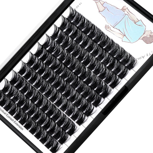 Dedila natural long volume lashes offering a soft, lightweight feel.