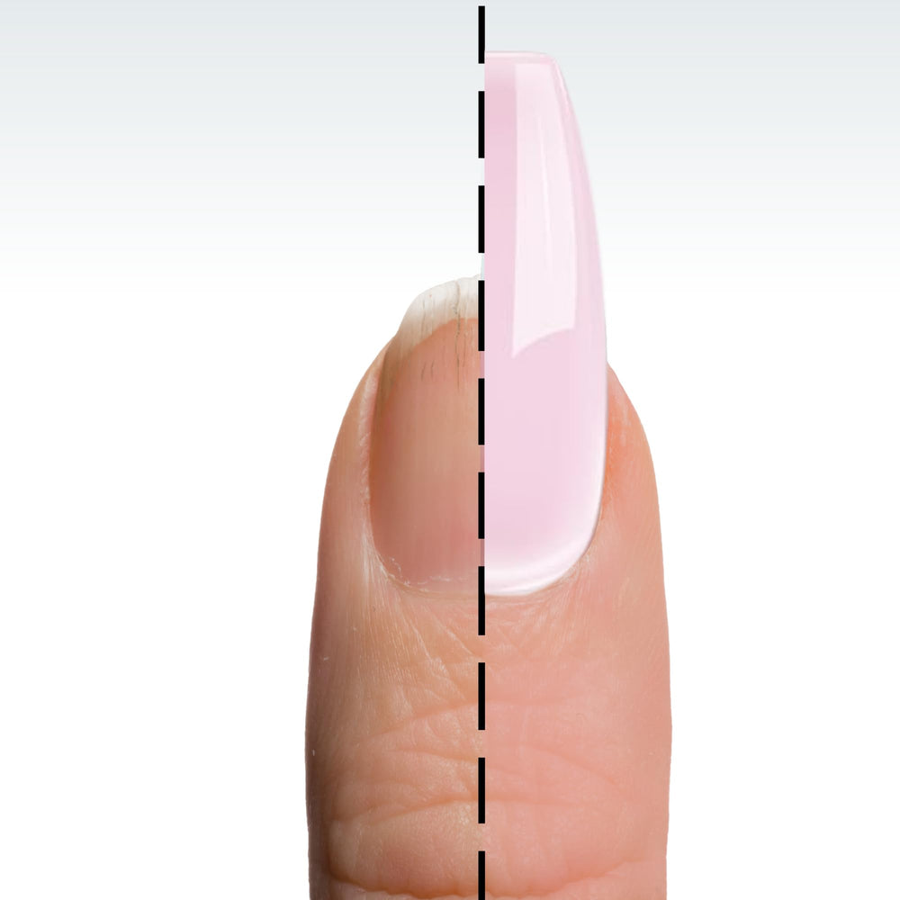 DeEnti medium pink powder close-up for carving and extensions
