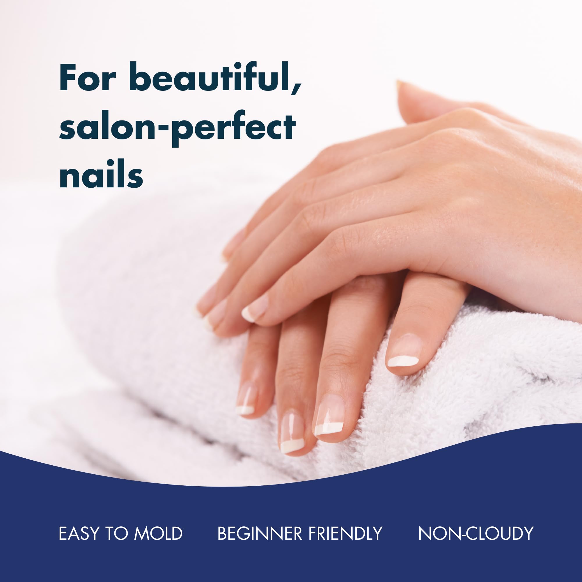 DeEnti acrylic powder pairs with monomer for consistent results.