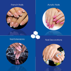 Nomma Plus non-yellowing formula preserves true powder color.