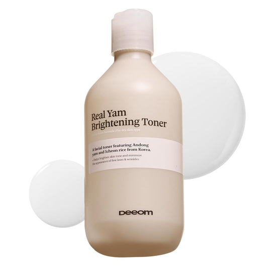 DEEOM Real Yam Brightening Toner bottle front for daily hydration