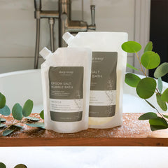 Deep Steep Arnica Ashwagandha infusion bath for muscle comfort.