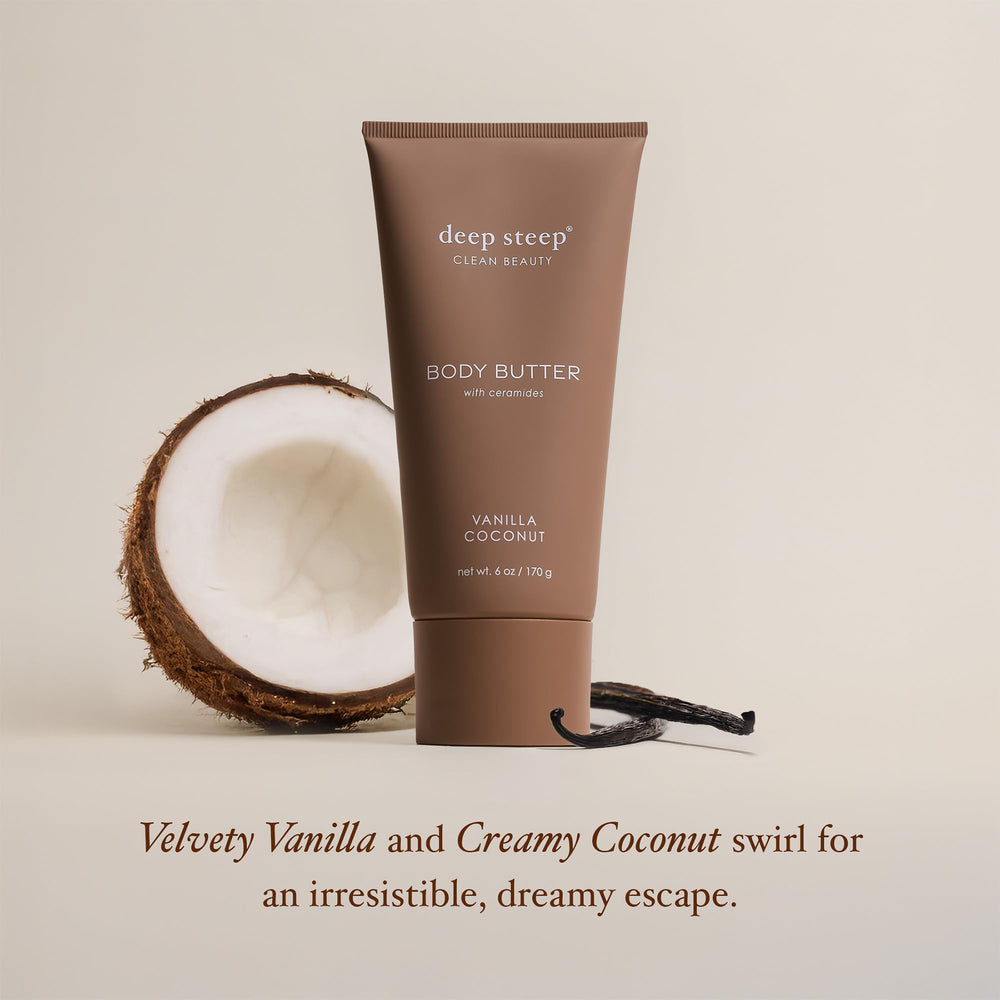Deep Steep Body Butter rosehip oil visual indicates antioxidant-rich skin support