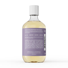 Deep Steep Bubble Bath Lavender Chamomile pour scene promotes calm, relaxing aromatherapy.