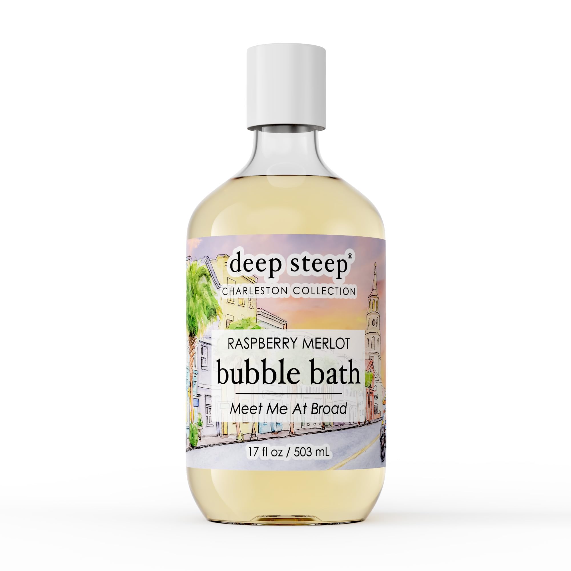 Deep Steep Raspberry Merlot pour signals a quick, relaxing bath.