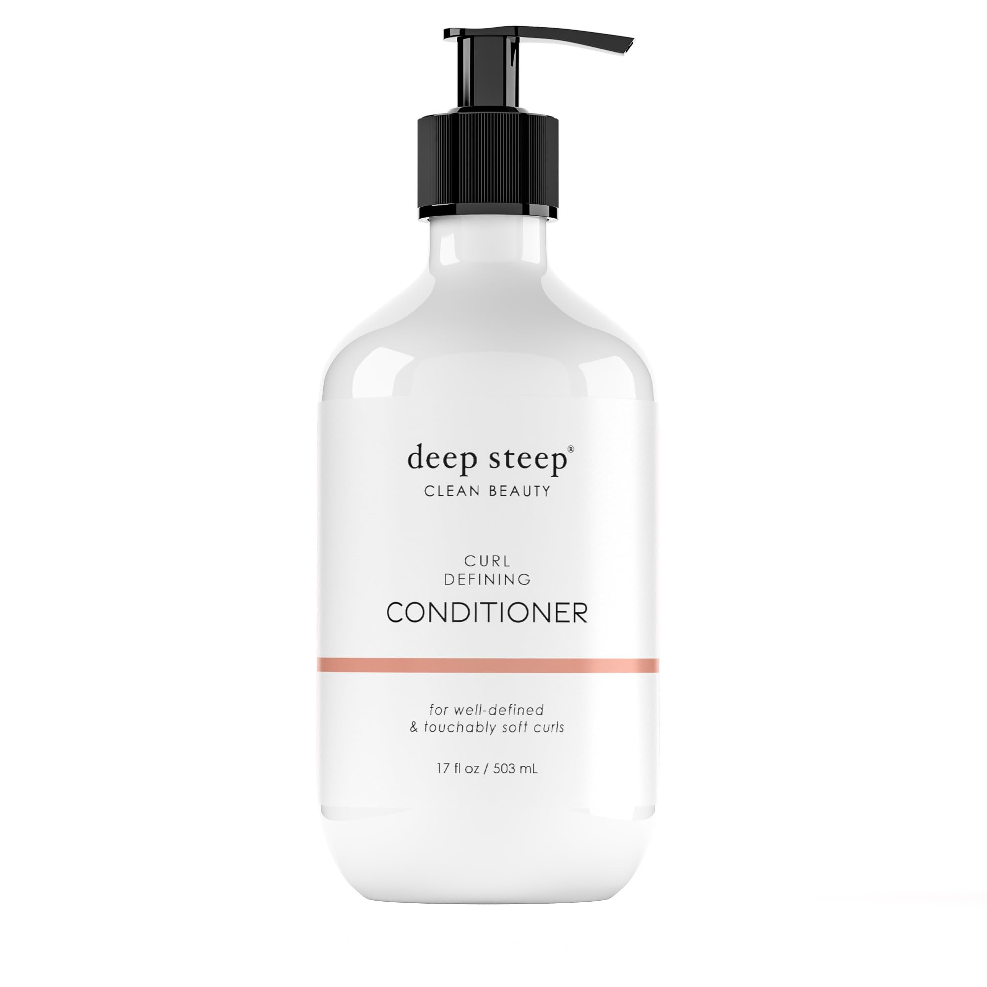 Deep Steep Curl Defining Conditioner bottle for curly hair care