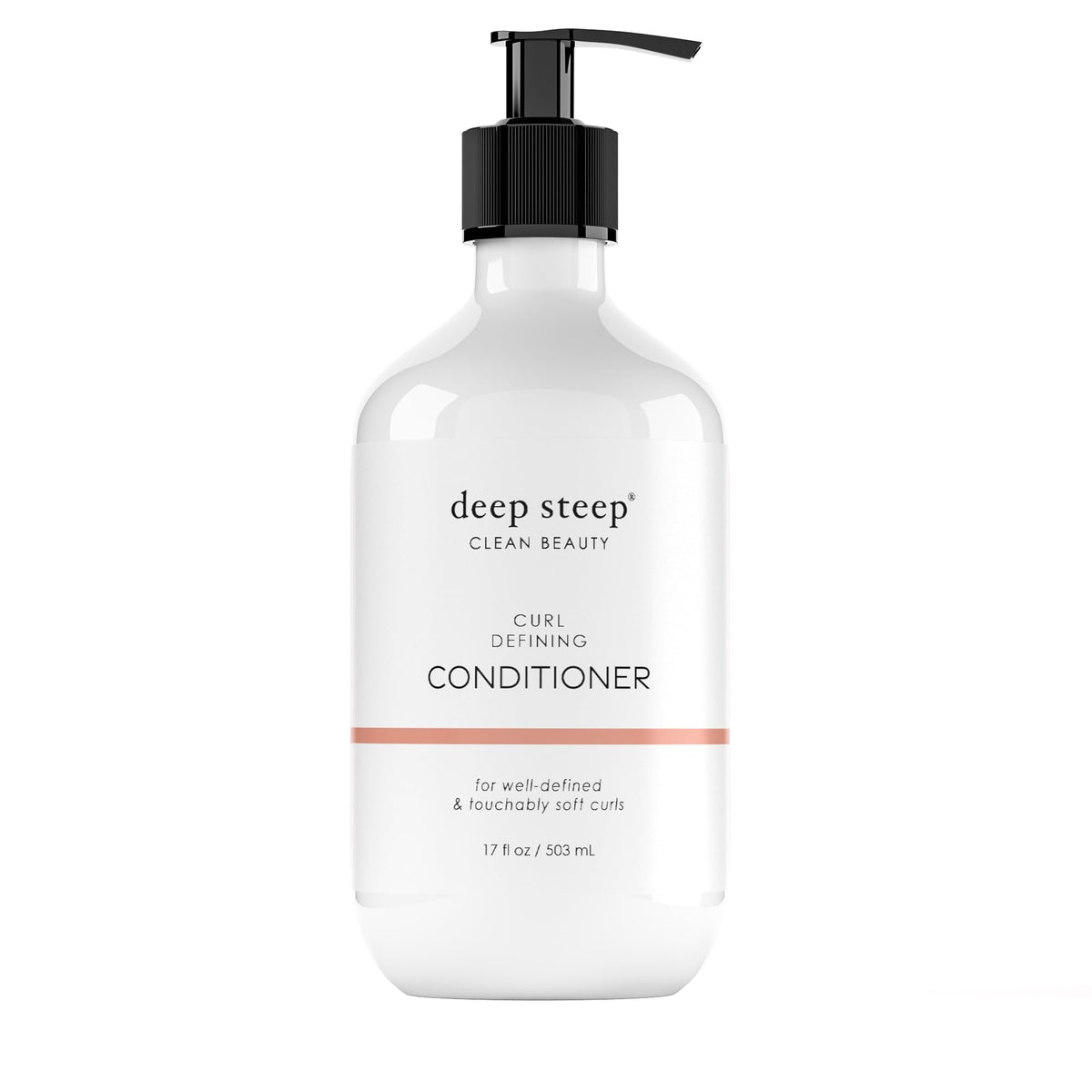 Deep Steep Curl Defining Conditioner bottle for curly hair care